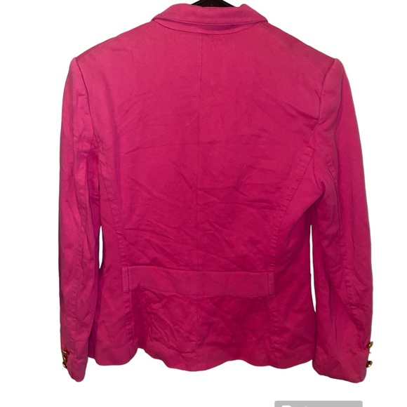 SOLD! Ralph Lauren Sport Jersey Pink Crown Crest Blazer Size 10 - Picture 3 of 9